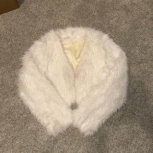 Fuzzy White Jacket - Never Worn